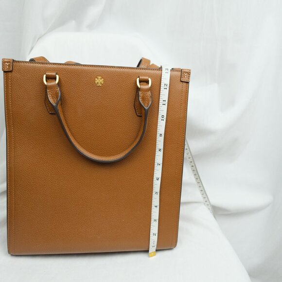 Tory Burch Women's Blake Pebbled Leather Shopping Tote Shoulder Bag - Picture 8 of 9